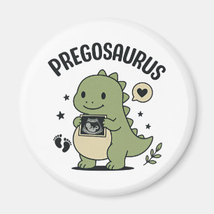 Aimant Pregosaurus Grossesse Maternité Cadeau Dino