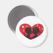 Aimant Premier baiser (Recto/Verso)