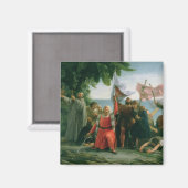 Aimant Premier débarquement de Christophe Colomb à (Recto/Verso)