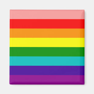 Aimant Premier drapeau Gay pride arc-en-ciel