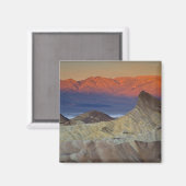 Aimant Premier éclairage matinal sur Zabriskie Point et (Recto/Verso)