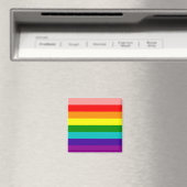 Aimant Premier indicateur Gay pride arc-en-ciel (In Situ (Lave-vaisselle))