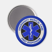 Aimant Premier intervenant en soins Médicales d'urgence (Recto/Verso)