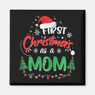 Aimant Premier Noël en tant que maman Nouvelle maman 1er 