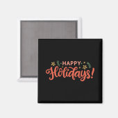 Aimant Premier Noël Lettres Animaux Mignons Nom Garçon Bé (Recto/Verso)