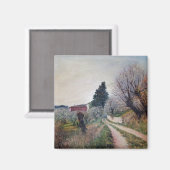 Aimant PREMIER PRINTEMPS EN GOUVERNALAIS / Paysage Toscan (Recto/Verso)