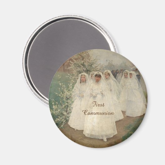 Aimant Première communion (Recto/Verso)