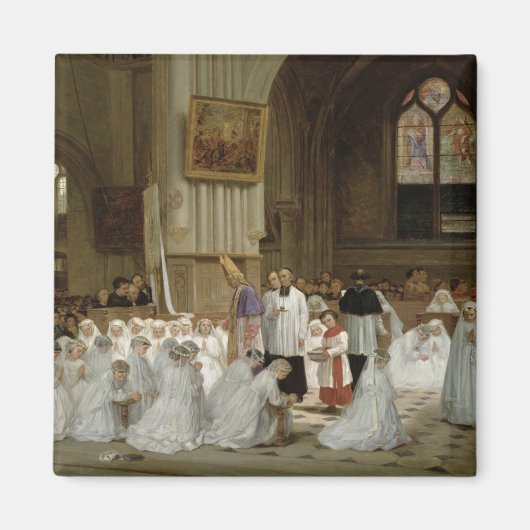 Aimant Première communion, 1867 (Devant)
