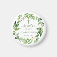 Première communion de la feuille verte douce