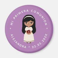 Première Communion Hispanique Fille Mi Primera Com