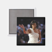 Aimant Première dame Michelle Obama (Recto/Verso)