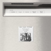 Aimant Première édition de "Le rouge et le noir" (In Situ (Lave-vaisselle))