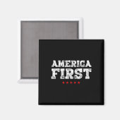 Aimant Première femme pro-trump (Recto/Verso)