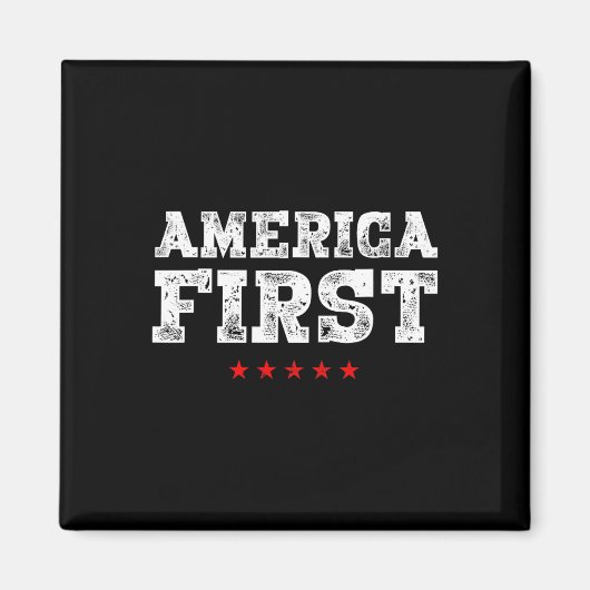 Aimant Première femme pro-trump (Devant)
