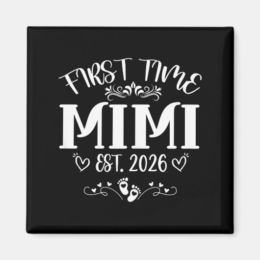 Aimant Première fois mimi est 2026 future maman (Devant)