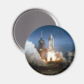 Aimant Première navette spatiale lancer STS-1 Columbia (Recto/Verso)