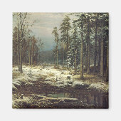 Aimant Première neige (Devant)