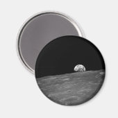 Aimant Première photo d'un lever de terre prise par Apoll (Recto/Verso)