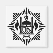 Aimant Première Roundel aérienne militaire afghane (Devant)