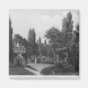 Aimant Première vue du grand jardin