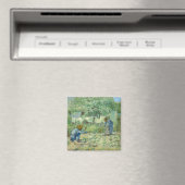 Aimant Premiers pas, après Millet par Vincent Van Gogh (In Situ (Lave-vaisselle))