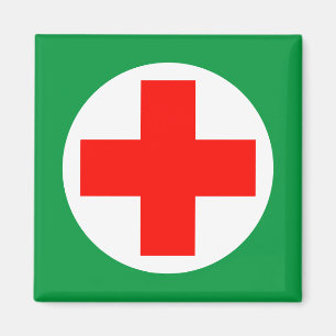 Aimant Premiers soins - Médicaments - Ambulance, Aide