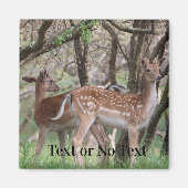 Aimant Premium Faune Cerf Tacheté (Devant)