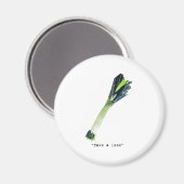 Aimant prendre un poireau - lumière (Recto/Verso)