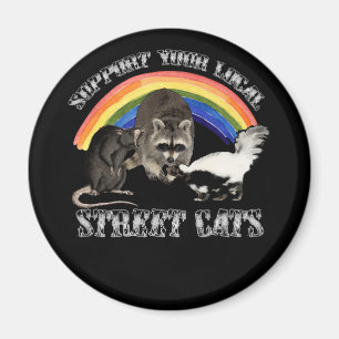 Aimant Prenez en charge vos chats STreet locaux