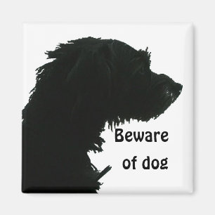 Aimant Prenez garde du chien