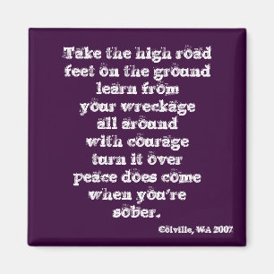 Aimant Prenez la route haute