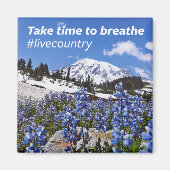 Aimant Prenez le temps de respirer (Devant)