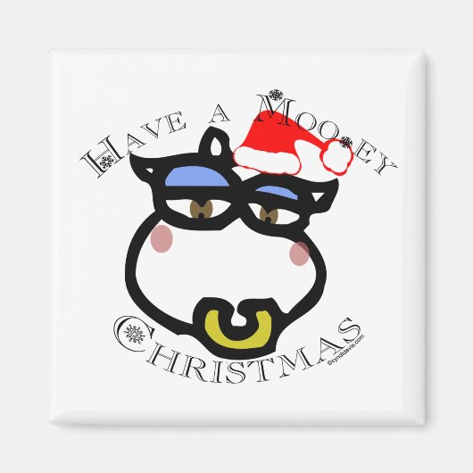 Aimant Prenez un Noël Mooey ! (Devant)