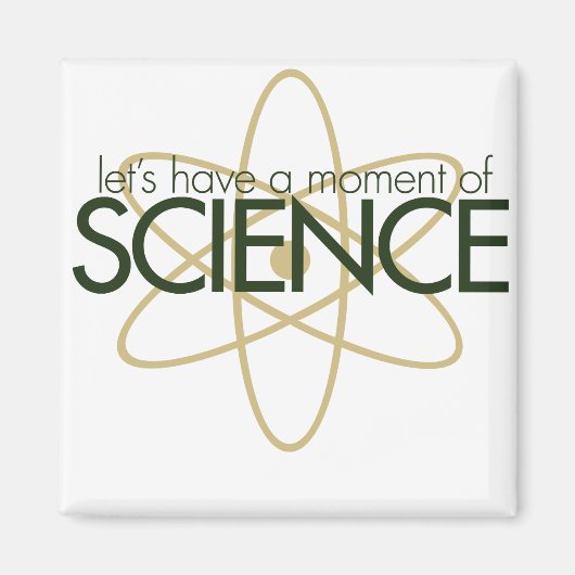 Aimant Prenons un moment de SCIENCE. (Devant)