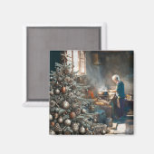 AIMANT PRÉPARATIFS POUR LE RÉVEILLON DE NOËL (Recto/Verso)