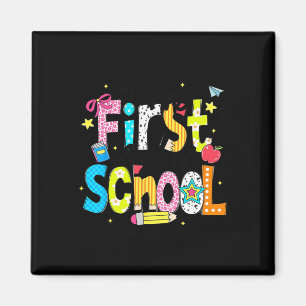 Aimant Préparation de rentrée scolaire Premier jour d'éco