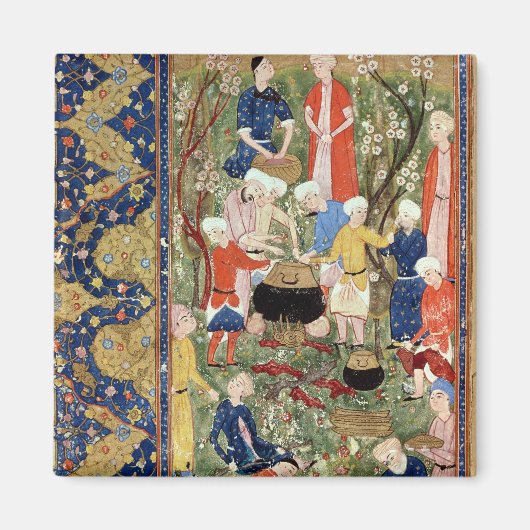 Aimant Préparation d'un repas (Devant)