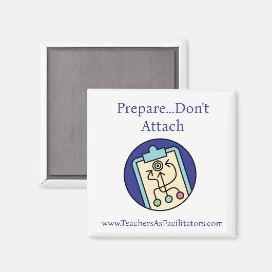 Aimant Préparer...Ne pas attacher l'aimant TAF (Recto/Verso)