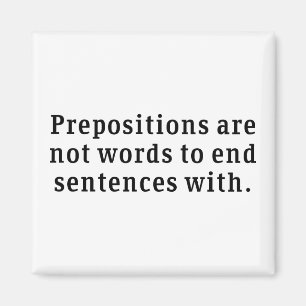 Aimant Prépositions