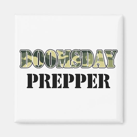 Aimant Prepper DoomsDay (Devant)