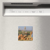 Aimant Présentation de citrouilles avec des ballots de fo (In Situ (Lave-vaisselle))