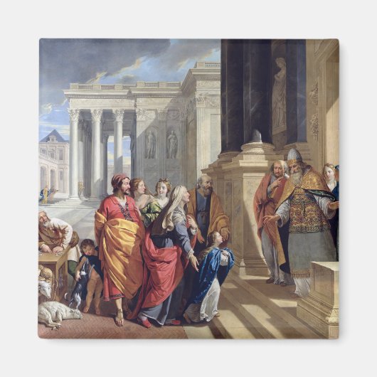 Aimant Présentation de la Vierge dans le Temple (Devant)