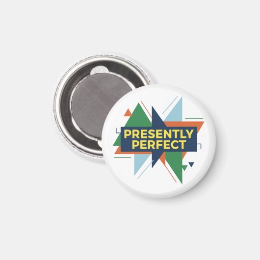 Aimant Presently Perfect Abstract Modern (Recto/Verso)