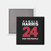 Aimant Président 47 Kamala Harris 2024 Soutien Madame (Recto/Verso)