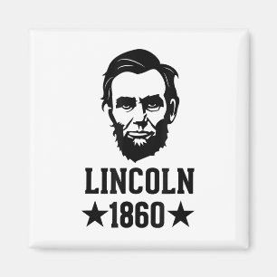 Aimant Président Abraham Lincoln 1860 - Abe - Amérique Si