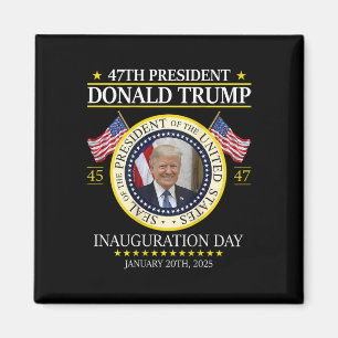 Aimant Président Donald Trump Jour d'investiture 2025 (su