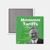 Aimant Président Herbert Hoover Tarifs (Recto/Verso)