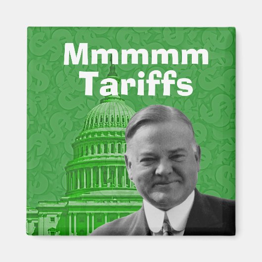 Aimant Président Herbert Hoover Tarifs (Devant)