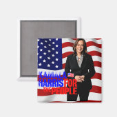 Aimant Président Kamala Harris 2024_ (Recto/Verso)