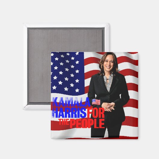 Aimant Président Kamala Harris 2024_ (Recto/Verso)